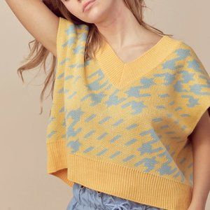 Oversized Hounds Sweater Vest